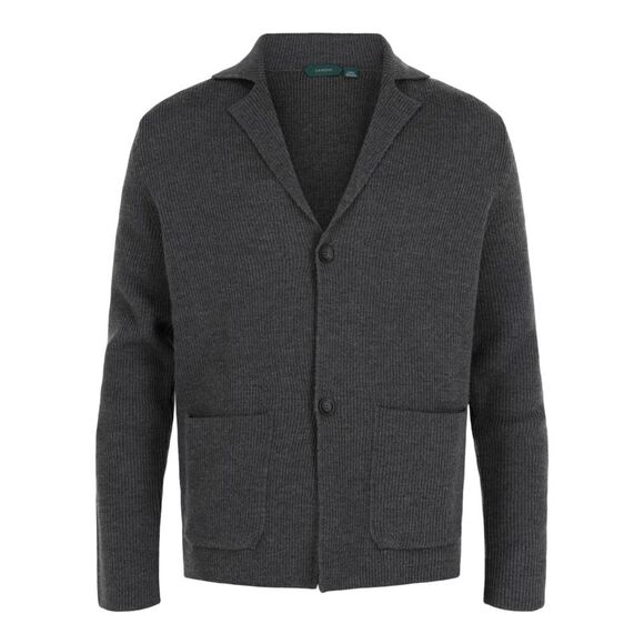 Slowear Zanone Single-Breasted Slim Fit Wool Blazer Grey Mens